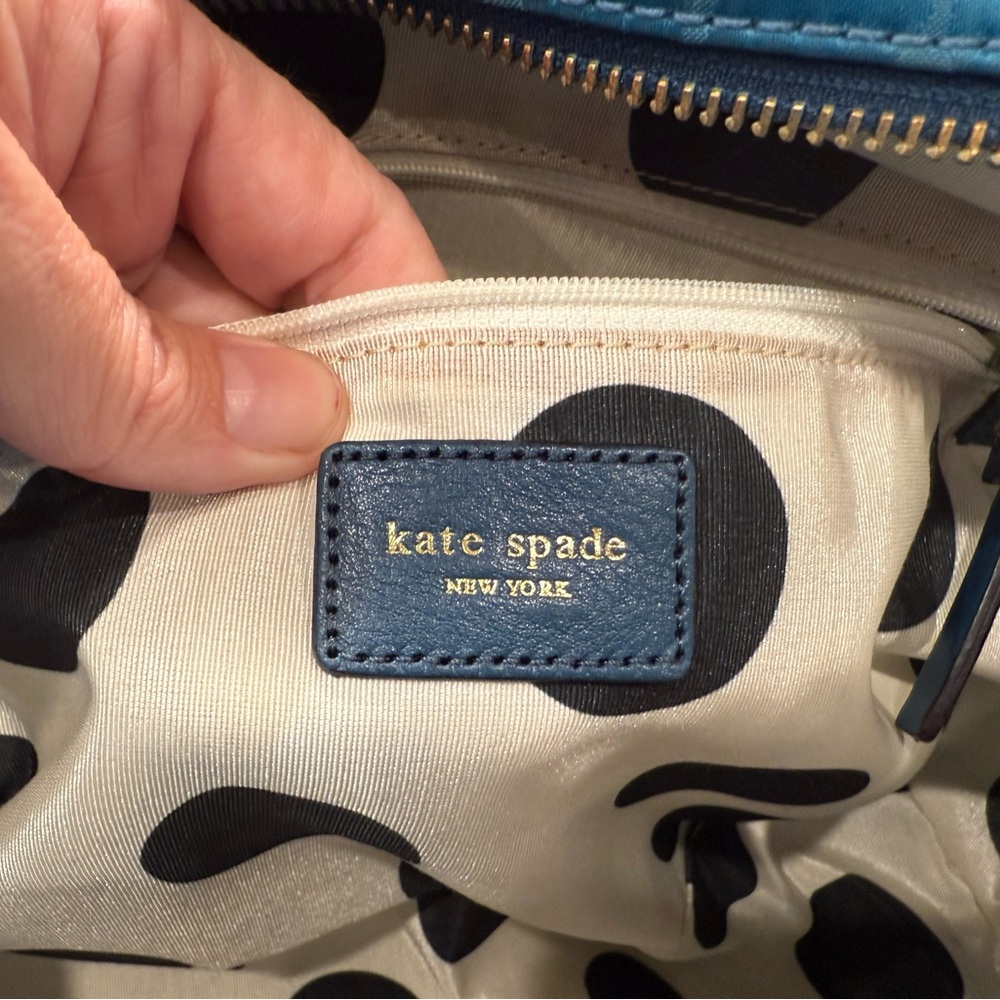 Kate Spade EUC Stevie Thompson Vibrant Blue Satchel - Picture 8 of 8
